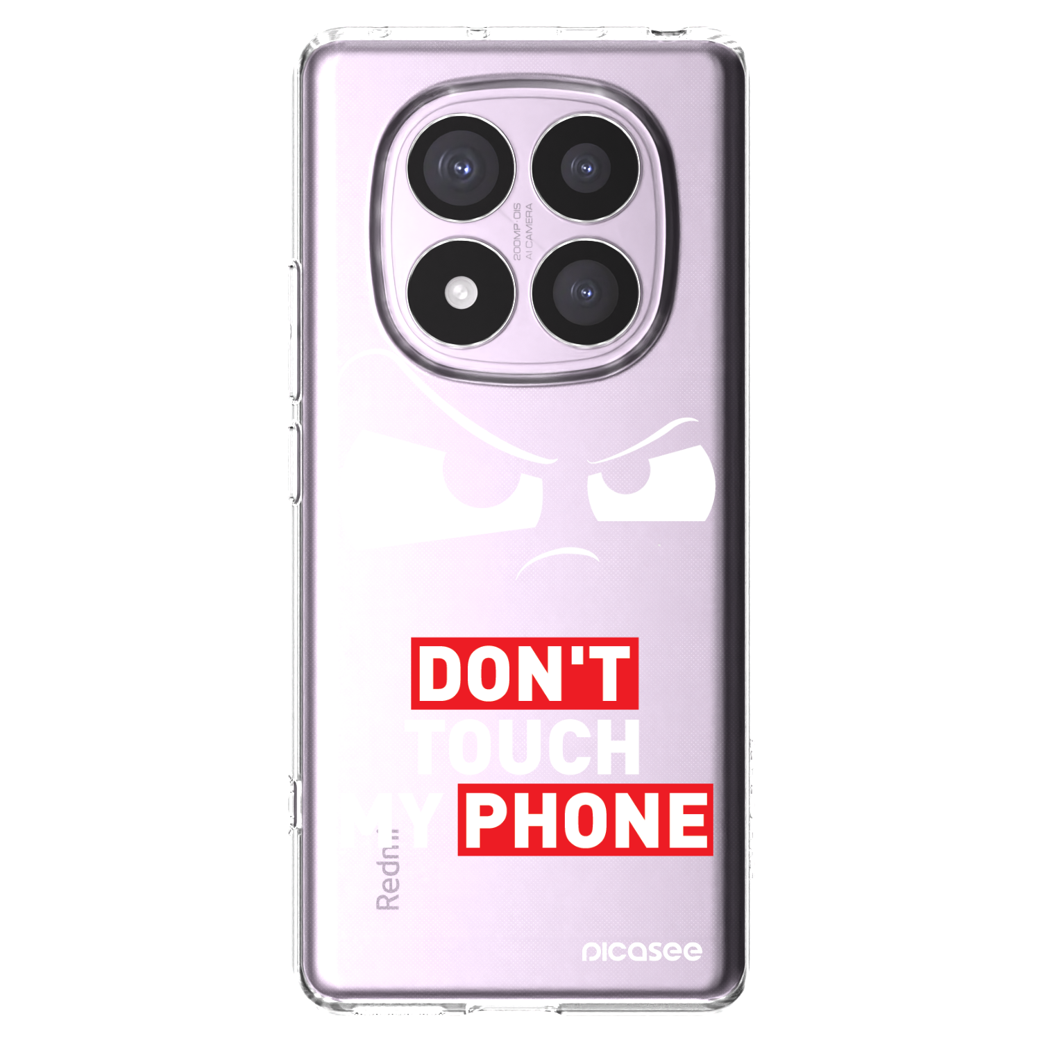 Picasee husă transparentă din silicon pentru Xiaomi Redmi Note 14 Pro 4G - Cloudy Eye - Transparent