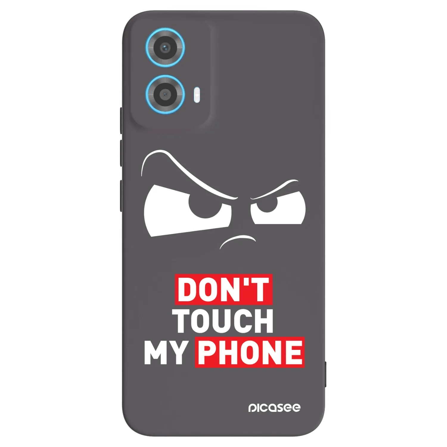 Picasee husă neagră din silicon pentru Motorola Moto G34 5G - Cloudy Eye - Transparent
