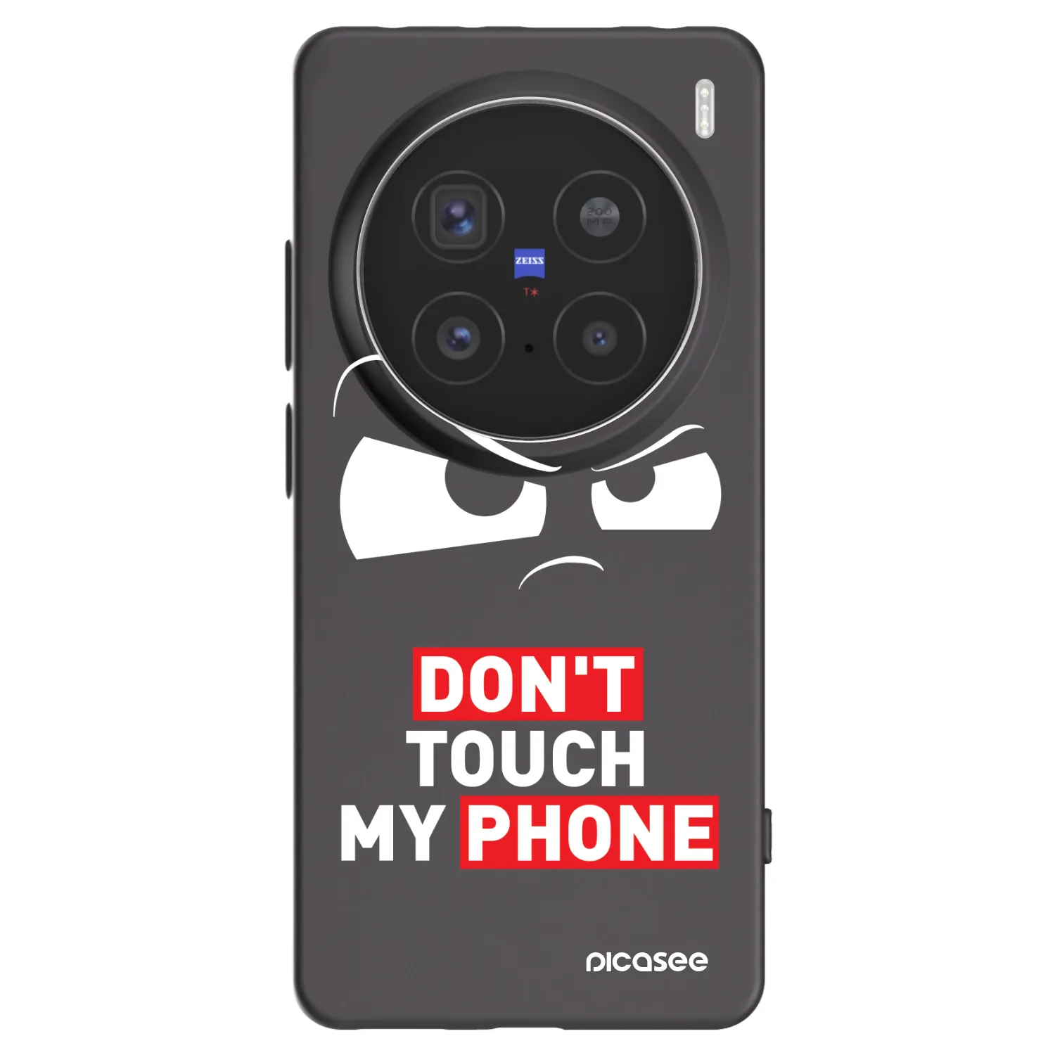Picasee husă neagră din silicon pentru Vivo X200 Pro - Cloudy Eye - Transparent