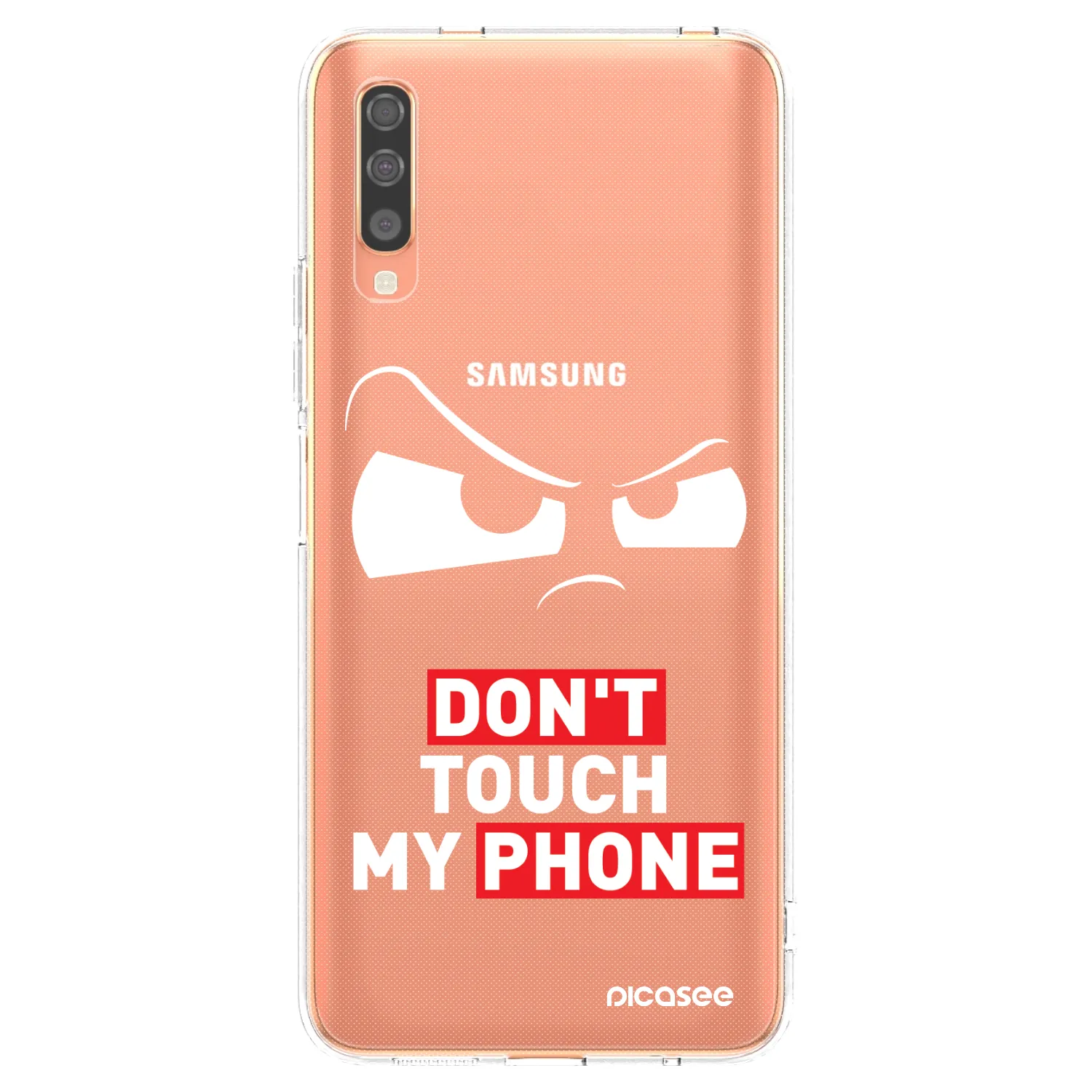 Picasee husă transparentă din silicon pentru Samsung Galaxy A70 A705F - Cloudy Eye - Transparent