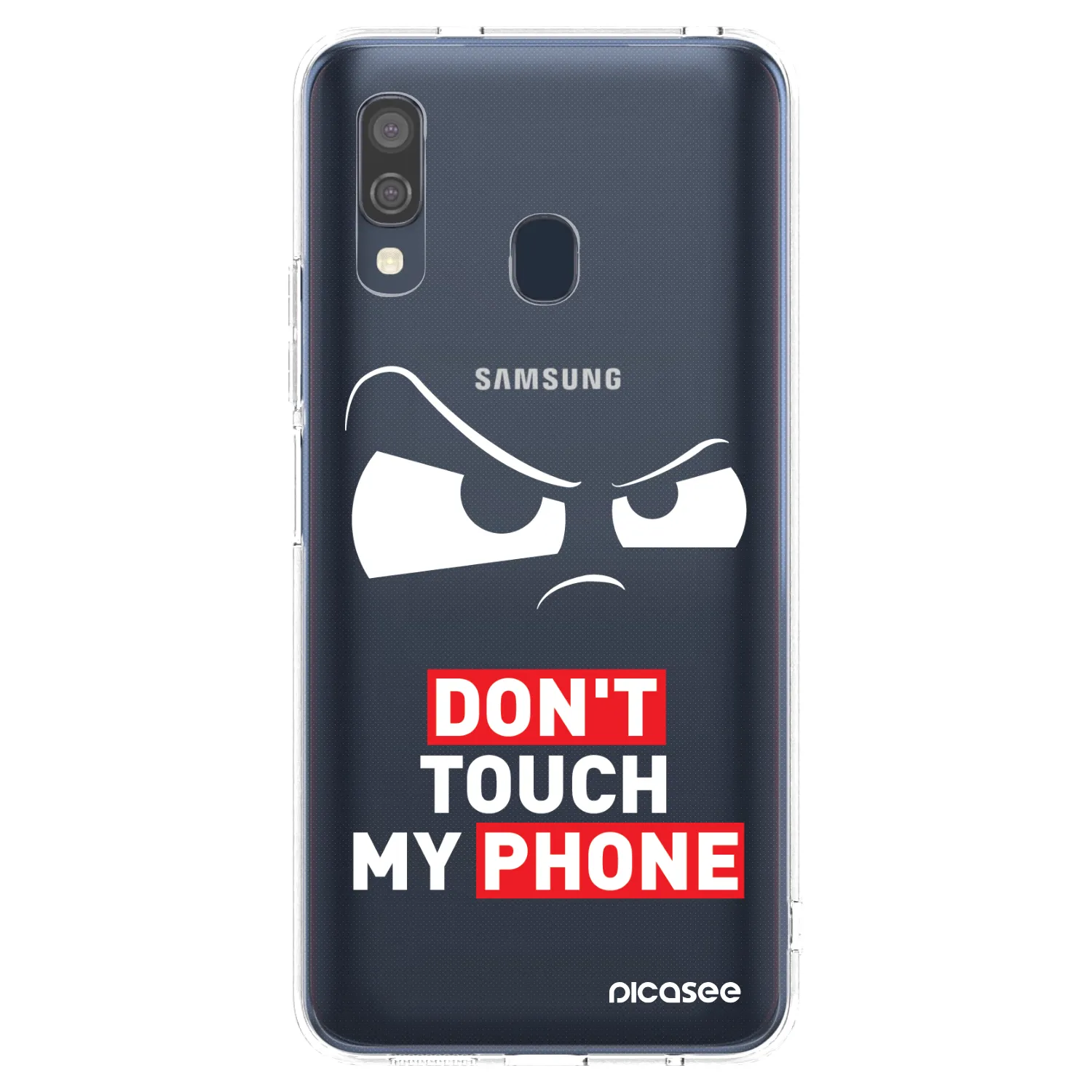 Picasee husă transparentă din silicon pentru Samsung Galaxy A40 A405F - Cloudy Eye - Transparent