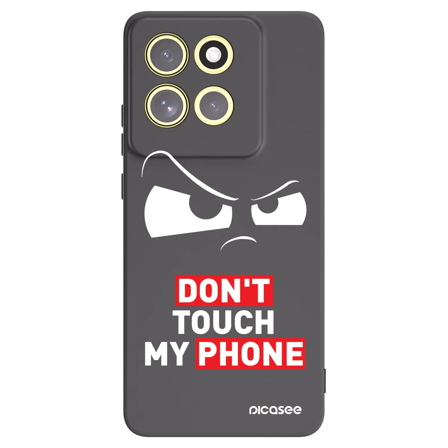 Picasee husă neagră din silicon pentru Motorola Moto G86 5G - Cloudy Eye - Transparent