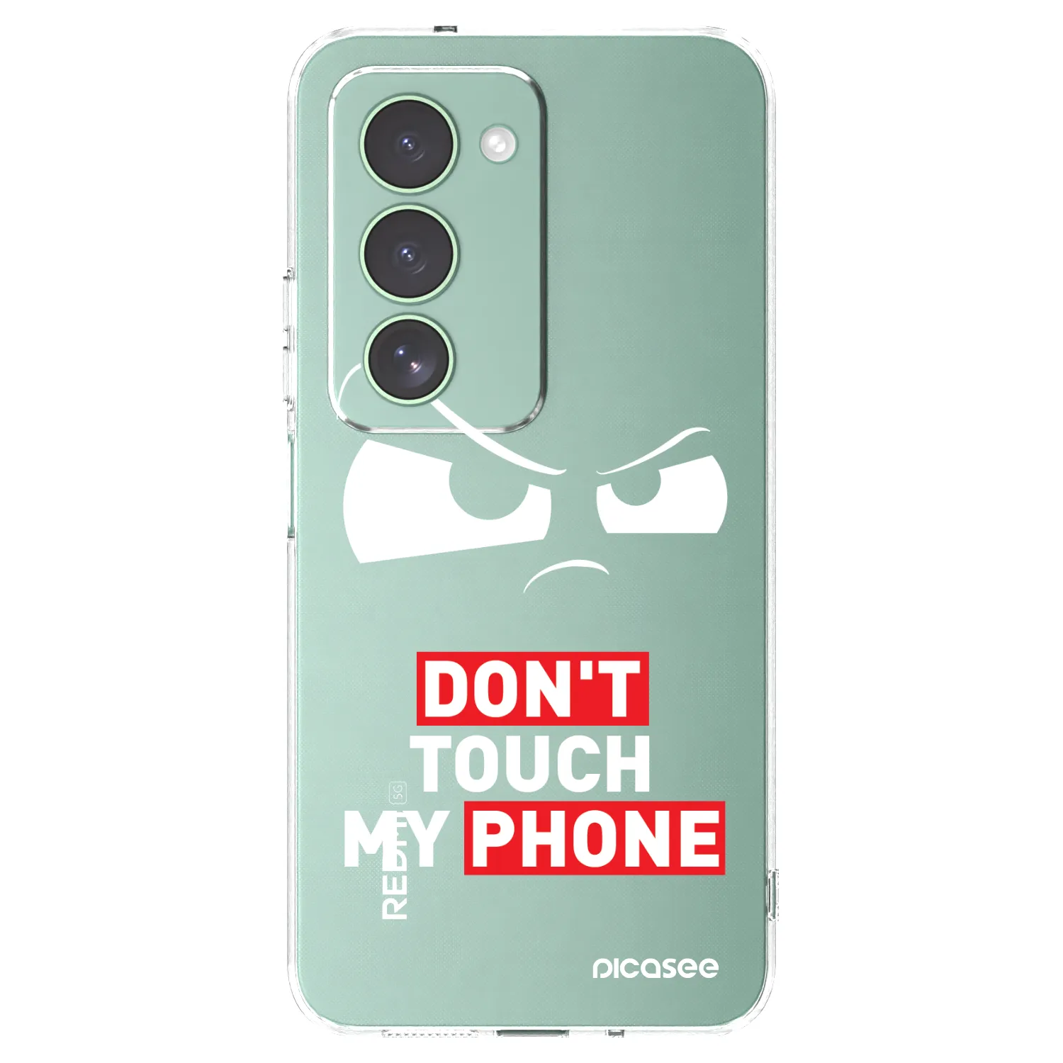 Picasee husă transparentă din silicon pentru Xiaomi Redmi 15 5G - Cloudy Eye - Transparent