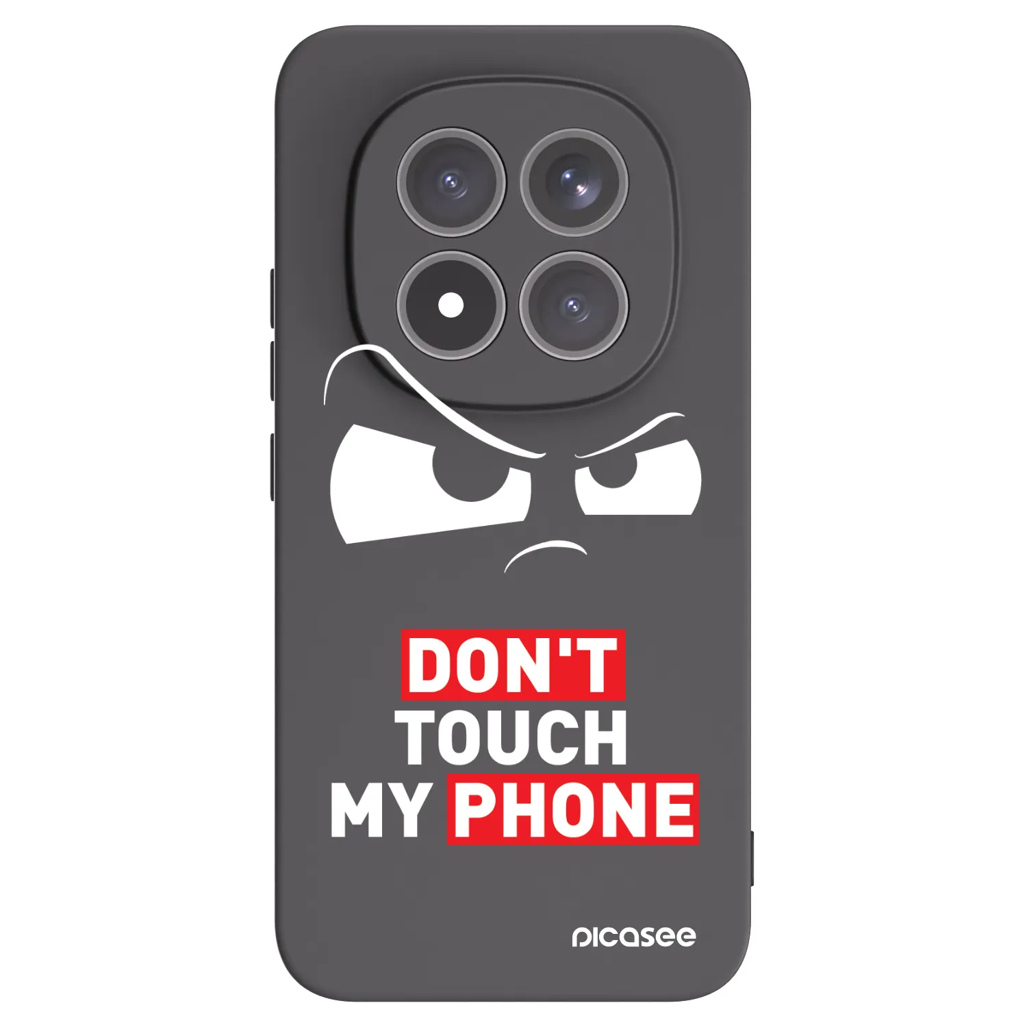 Picasee husă neagră din silicon pentru Xiaomi Redmi Note 15 Pro+ - Cloudy Eye - Transparent