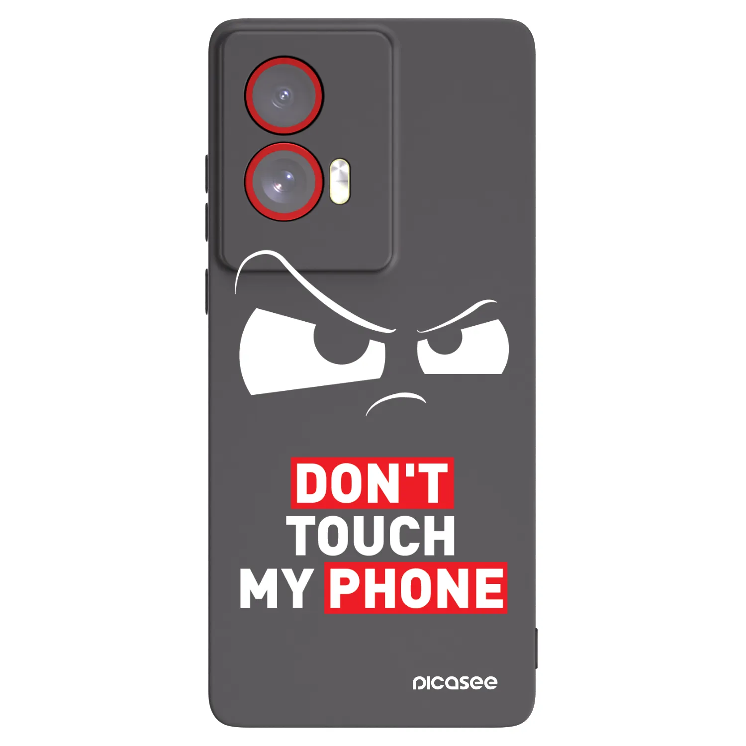 Picasee husă neagră din silicon pentru Motorola Edge 50 Fusion - Cloudy Eye - Transparent