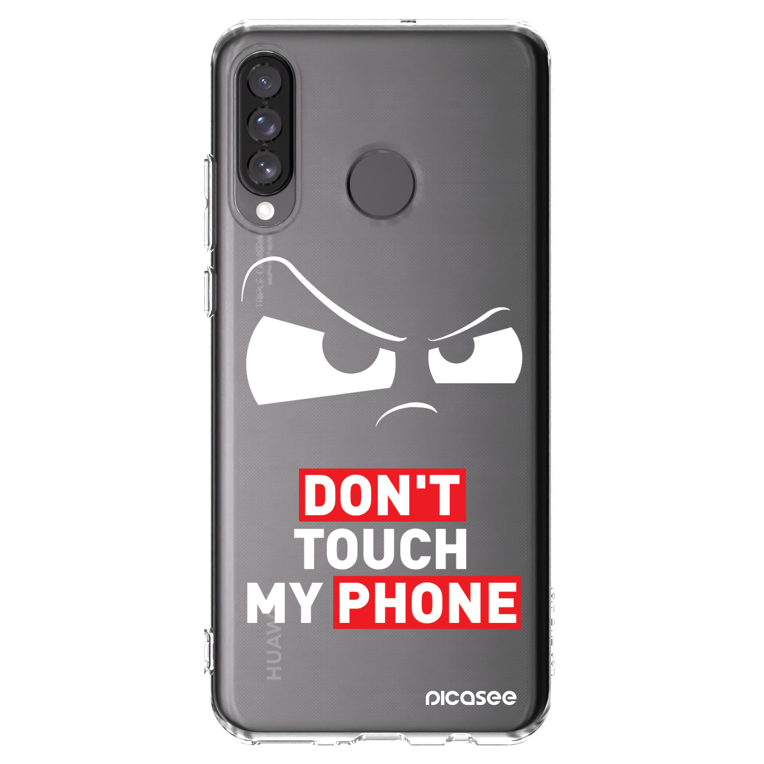 Picasee husă transparentă din silicon pentru Huawei P30 Lite - Cloudy Eye - Transparent