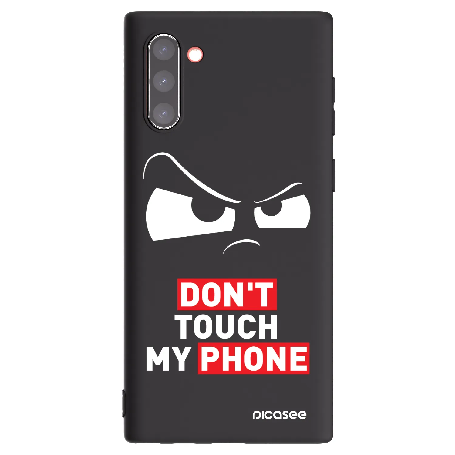 Picasee husă neagră din silicon pentru Samsung Galaxy Note 10 N970F - Cloudy Eye - Transparent