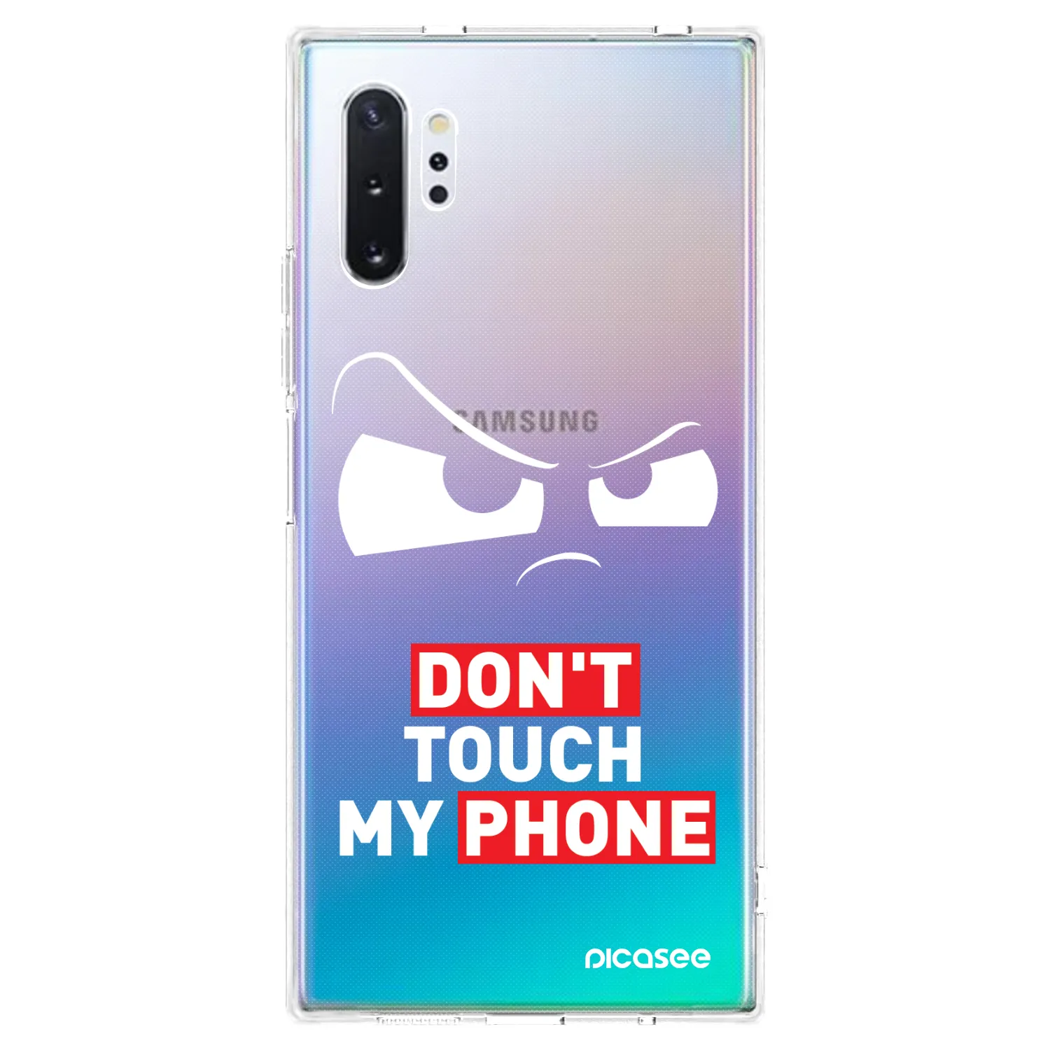 Picasee husă transparentă din silicon pentru Samsung Galaxy Note 10+ N975F - Cloudy Eye - Transparent