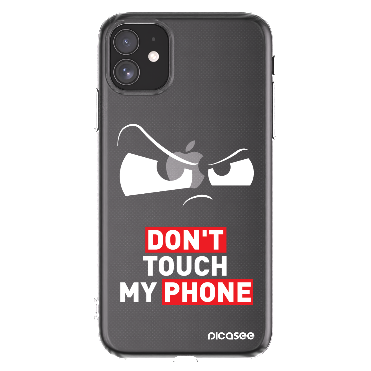 Picasee husă transparentă din silicon pentru Apple iPhone 11 - Cloudy Eye - Transparent
