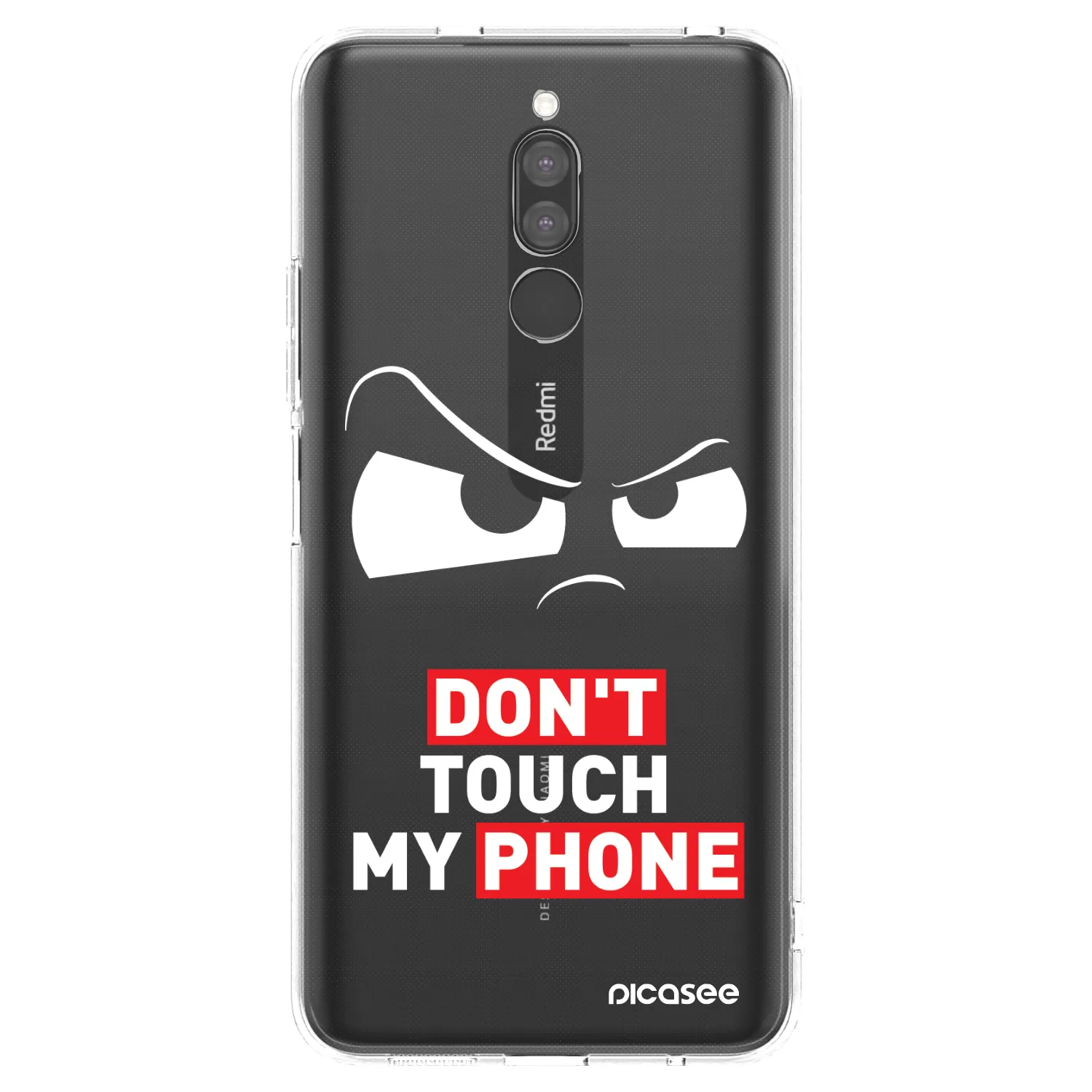 Picasee husă transparentă din silicon pentru Xiaomi Redmi 8 - Cloudy Eye - Transparent