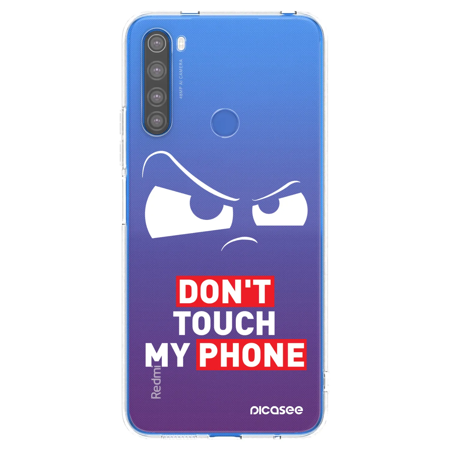 Picasee husă transparentă din silicon pentru Xiaomi Redmi Note 8T - Cloudy Eye - Transparent