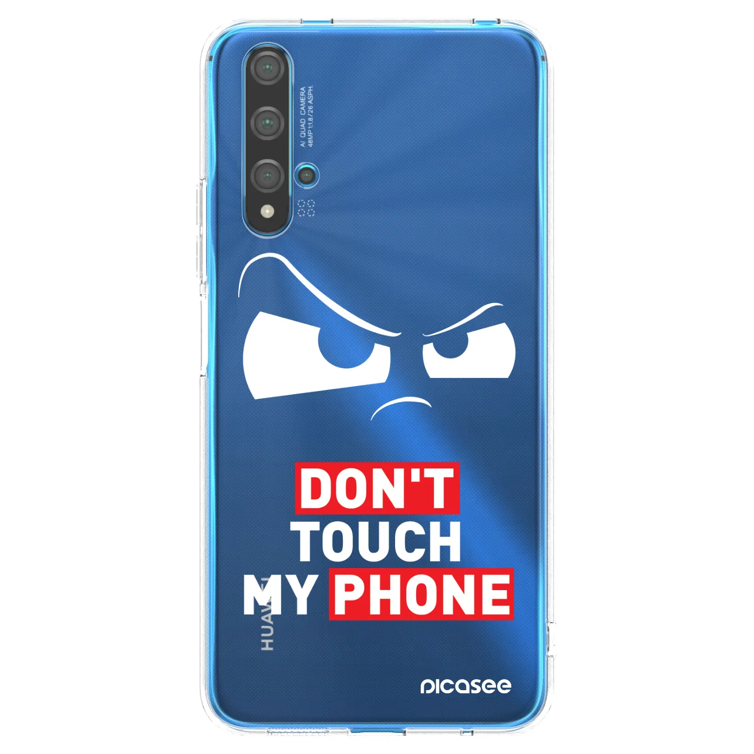 Picasee husă transparentă din silicon pentru Huawei Nova 5T - Cloudy Eye - Transparent