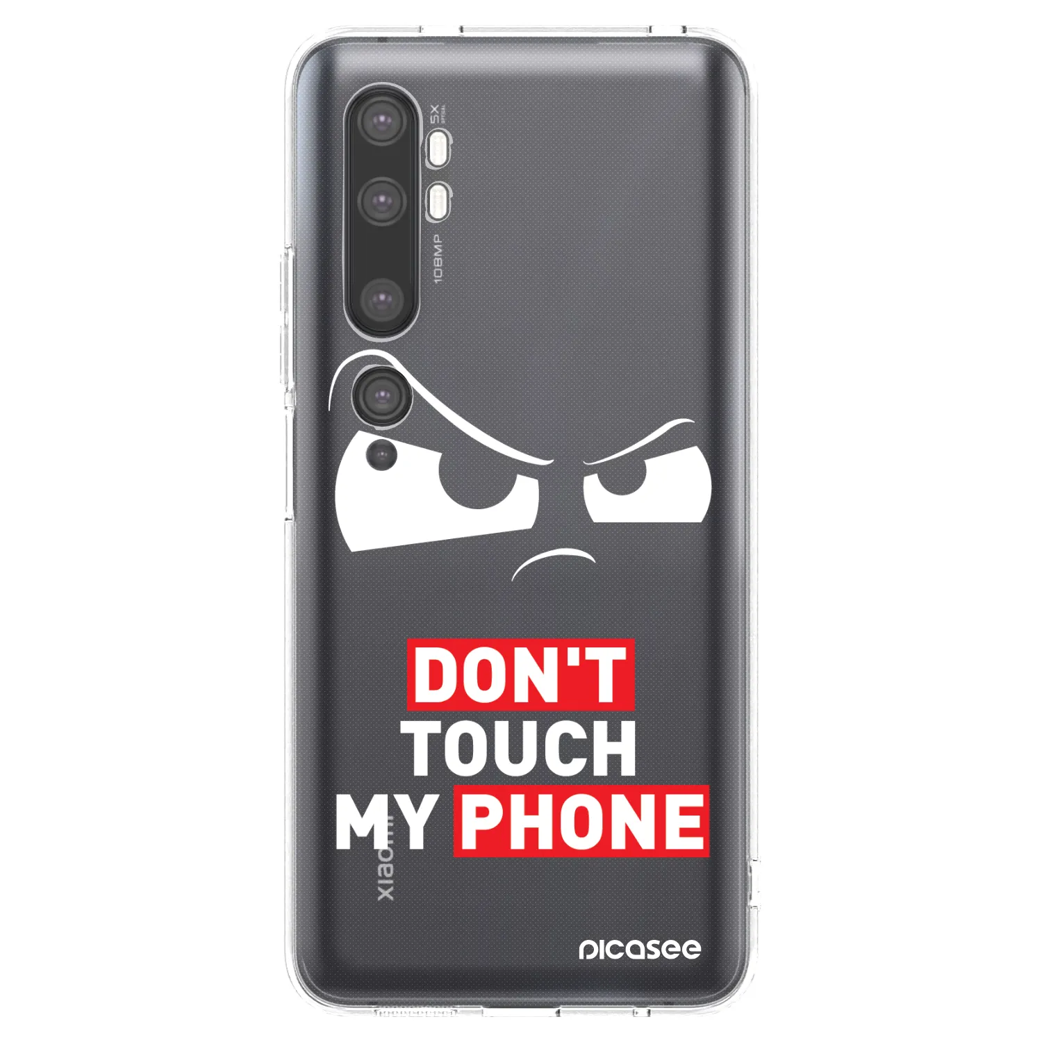 Picasee husă transparentă din silicon pentru Xiaomi Mi Note 10 (Pro) - Cloudy Eye - Transparent