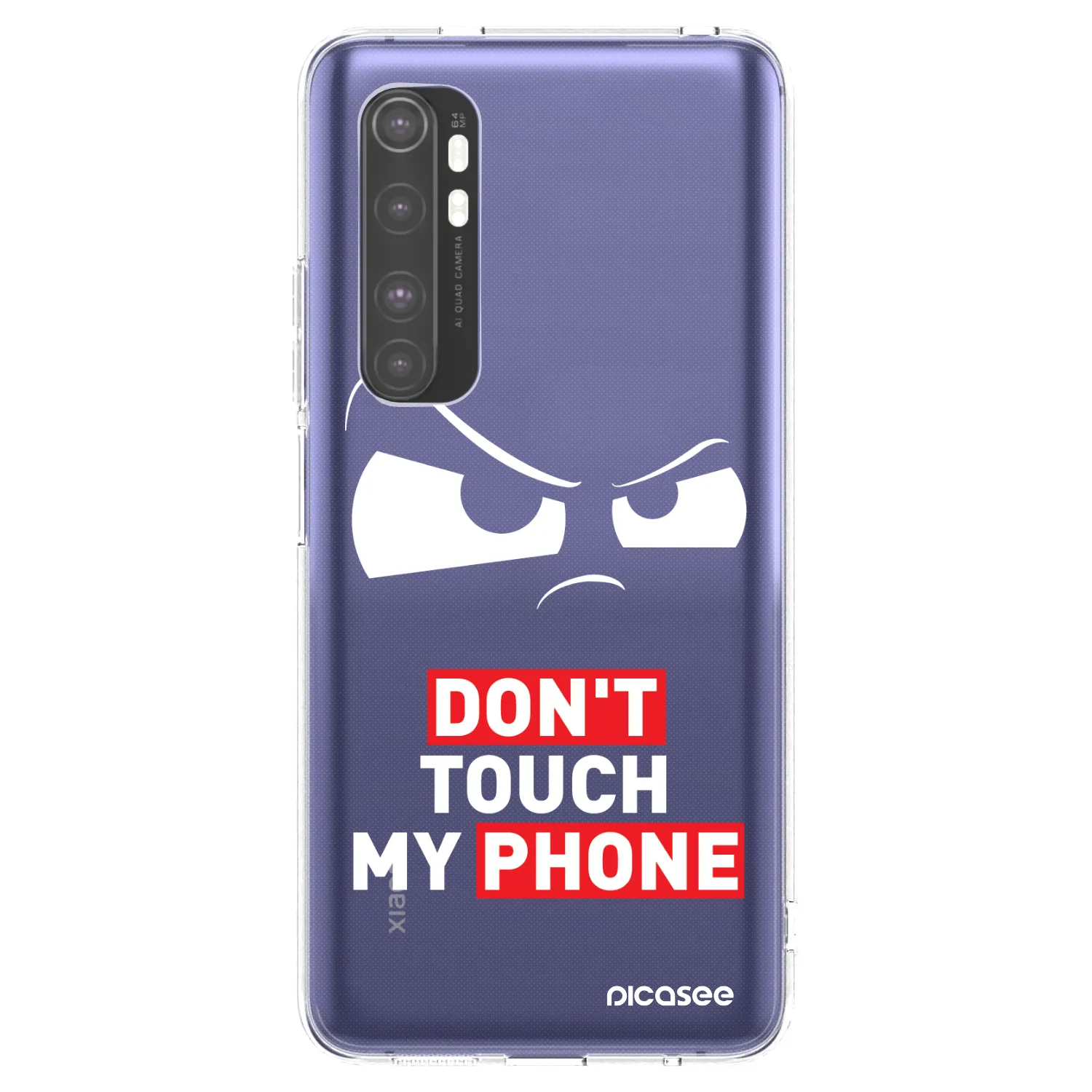 Picasee husă transparentă din silicon pentru Xiaomi Mi Note 10 Lite - Cloudy Eye - Transparent