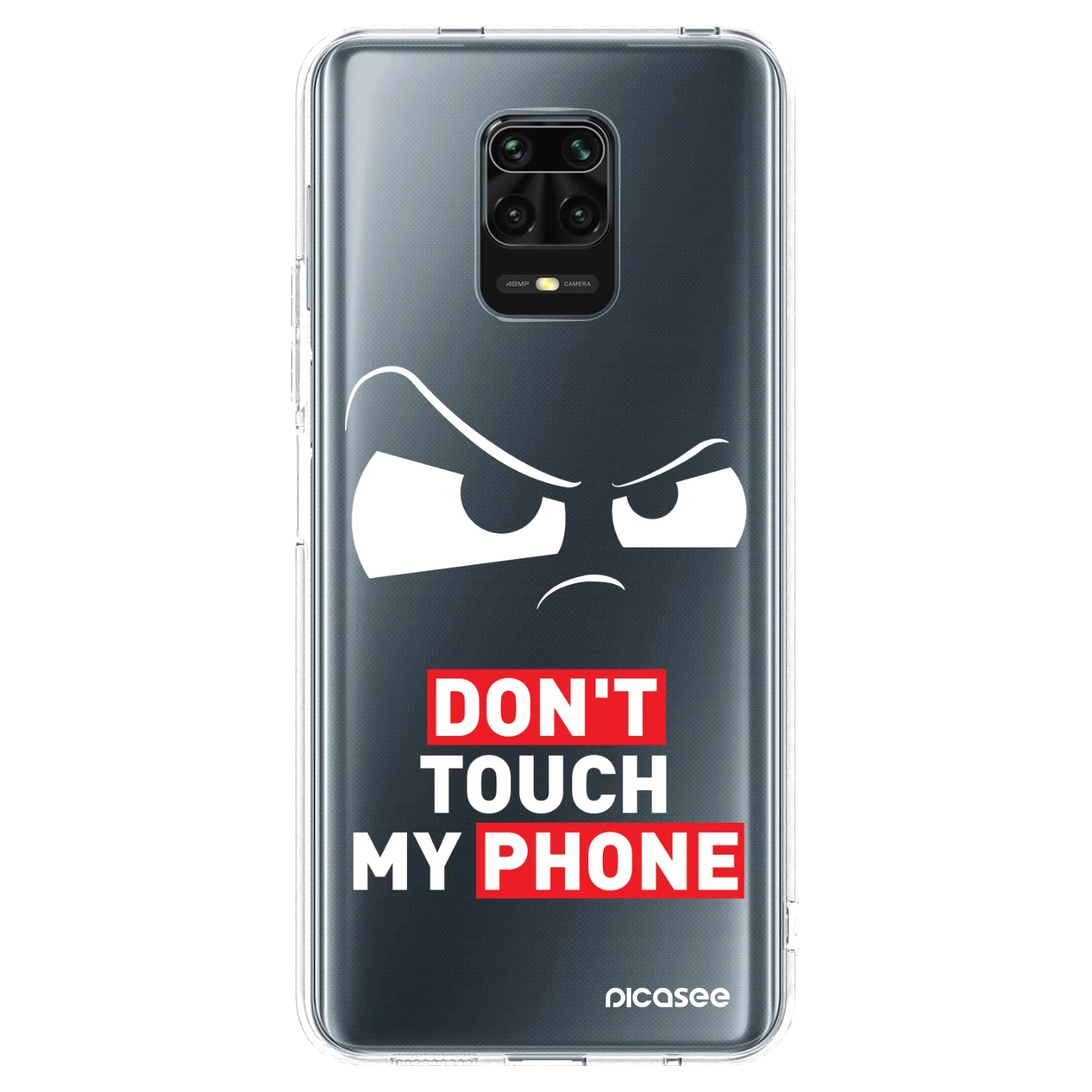 Picasee husă transparentă din silicon pentru Xiaomi Redmi Note 9S - Cloudy Eye - Transparent