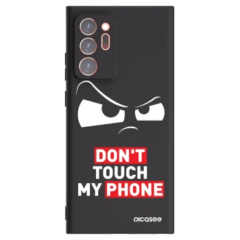 Picasee husă neagră din silicon pentru Samsung Galaxy Note 20 Ultra - Cloudy Eye - Transparent