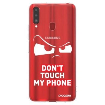 Picasee husă transparentă din silicon pentru Samsung Galaxy A20s - Cloudy Eye - Transparent