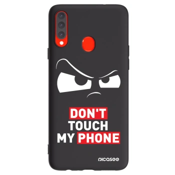 Husă pentru Samsung Galaxy A20s - Cloudy Eye - Transparent