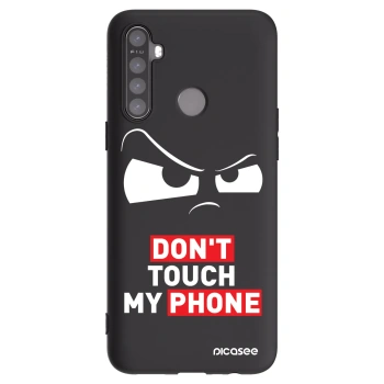 Picasee husă neagră din silicon pentru Realme 5 - Cloudy Eye - Transparent