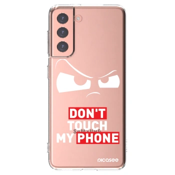 Picasee husă transparentă din silicon pentru Samsung Galaxy S21 5G G991B - Cloudy Eye - Transparent