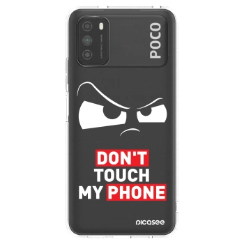 Picasee husă transparentă din silicon pentru Xiaomi Poco M3 - Cloudy Eye - Transparent