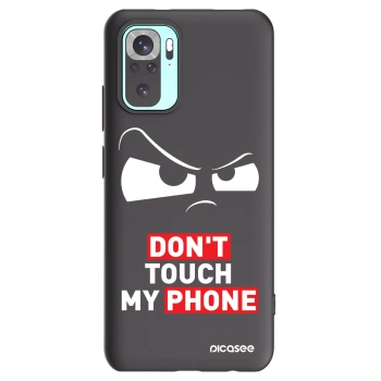 Picasee husă neagră din silicon pentru Xiaomi Redmi Note 10 Pro - Cloudy Eye - Transparent