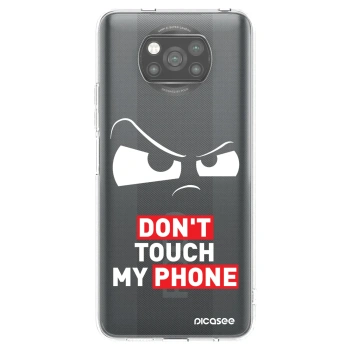 Picasee husă neagră din silicon pentru Xiaomi Poco X3 Pro - Cloudy Eye - Transparent