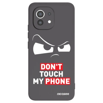 Picasee husă neagră din silicon pentru Xiaomi Mi 11 - Cloudy Eye - Transparent