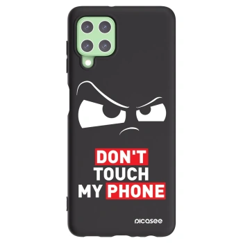 Picasee husă neagră din silicon pentru Samsung Galaxy A22 A225F 4G - Cloudy Eye - Transparent