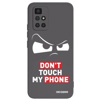 Picasee husă neagră din silicon pentru Xiaomi Redmi 10 - Cloudy Eye - Transparent