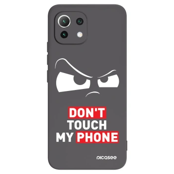 Picasee husă neagră din silicon pentru Xiaomi 11 Lite 5G NE - Cloudy Eye - Transparent