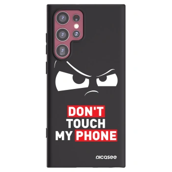 Picasee husă neagră din silicon pentru Samsung Galaxy S22 Ultra 5G - Cloudy Eye - Transparent
