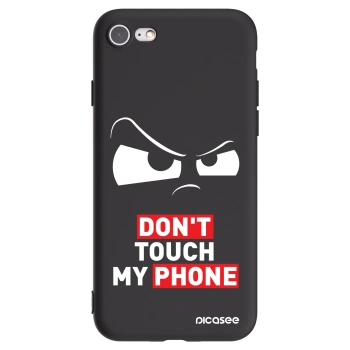 Picasee husă neagră din silicon pentru Apple iPhone SE 2022 - Cloudy Eye - Transparent