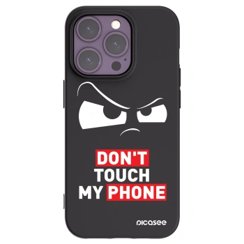 Picasee husă neagră din silicon pentru Apple iPhone 14 Pro - Cloudy Eye - Transparent