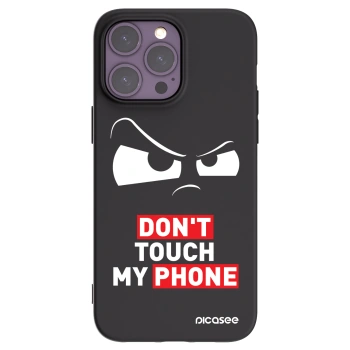 Picasee husă neagră din silicon pentru Apple iPhone 14 Pro Max - Cloudy Eye - Transparent