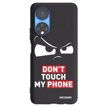 Picasee husă neagră din silicon pentru Honor X7 - Cloudy Eye - Transparent
