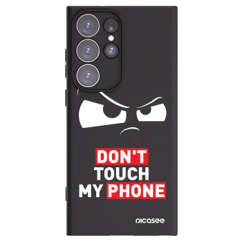 Picasee husă neagră din silicon pentru Samsung Galaxy S23 Ultra 5G - Cloudy Eye - Transparent
