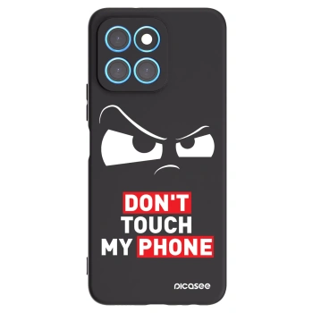 Picasee husă neagră din silicon pentru Honor X8 5G - Cloudy Eye - Transparent