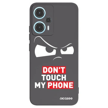 Picasee husă neagră din silicon pentru Xiaomi Poco F5 - Cloudy Eye - Transparent