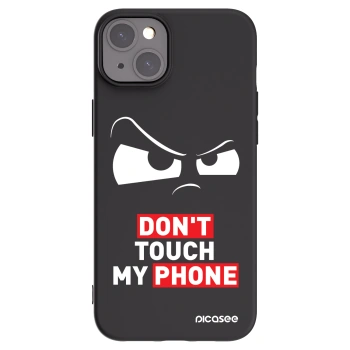 Picasee husă neagră din silicon pentru Apple iPhone 15 Plus - Cloudy Eye - Transparent