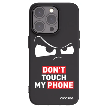 Picasee husă neagră din silicon pentru Apple iPhone 15 Pro - Cloudy Eye - Transparent