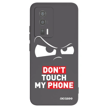 Picasee husă neagră din silicon pentru Xiaomi Poco F5 Pro 5G - Cloudy Eye - Transparent