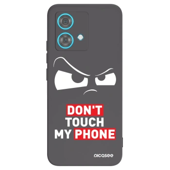 Picasee husă neagră din silicon pentru Motorola Edge 40 Neo - Cloudy Eye - Transparent