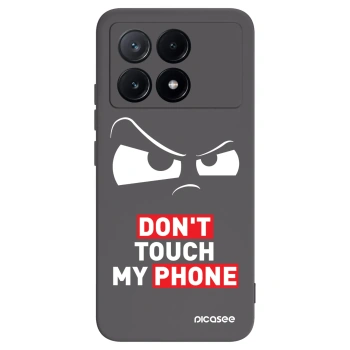 Picasee husă neagră din silicon pentru Xiaomi Poco X6 Pro - Cloudy Eye - Transparent