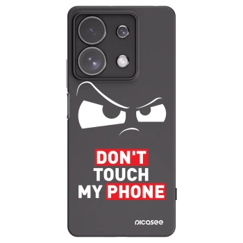 Picasee husă neagră din silicon pentru Xiaomi Redmi Note 13 Pro 4G - Cloudy Eye - Transparent