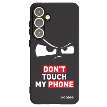 Picasee husă neagră din silicon pentru Samsung Galaxy S24 FE S721B - Cloudy Eye - Transparent