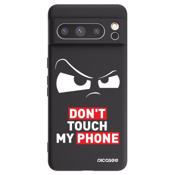 Picasee husă neagră din silicon pentru Google Pixel 8 Pro - Cloudy Eye - Transparent