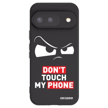 Picasee husă neagră din silicon pentru Google Pixel 9 - Cloudy Eye - Transparent