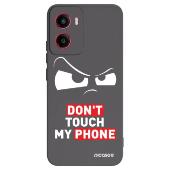 Picasee husă neagră din silicon pentru Motorola Moto G05 - Cloudy Eye - Transparent