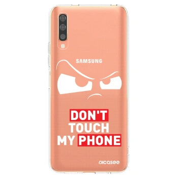 Picasee husă transparentă din silicon pentru Samsung Galaxy A70 A705F - Cloudy Eye - Transparent